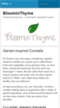 Mobile Screenshot of bloominthyme.com